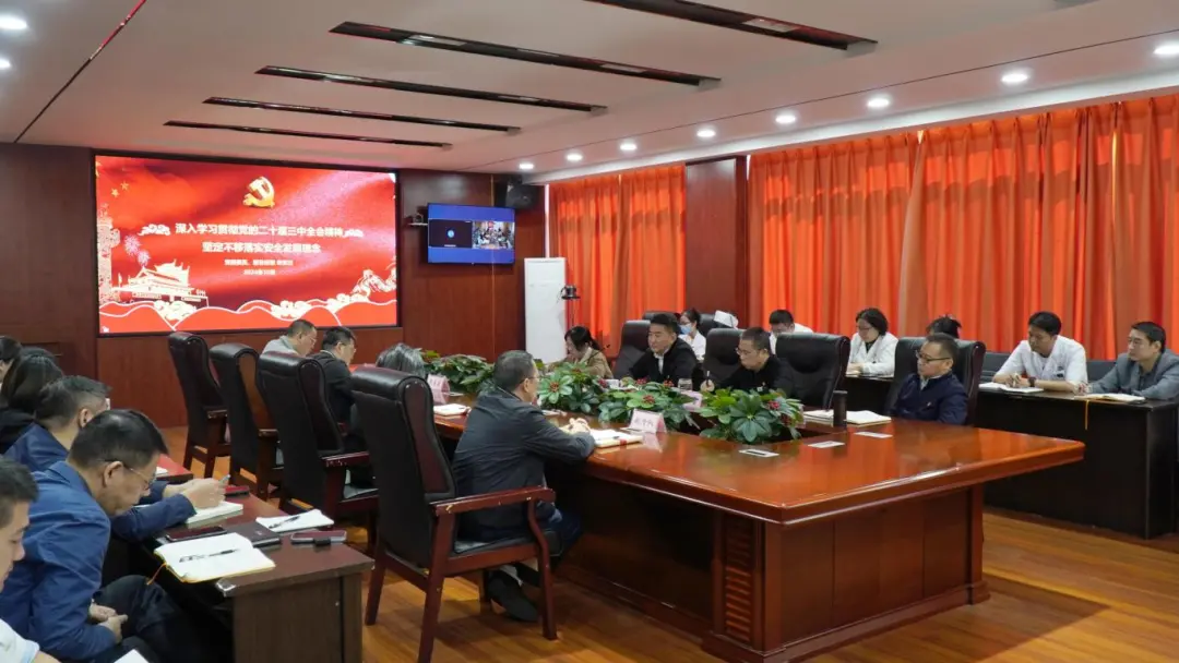 华润健康集团领导赴萍矿总医院宣讲党的二十届三中全会精神